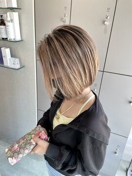 エイト 沖縄豊崎店(EIGHT toyosaki) 【EIGHT 豊崎】お客様スタイル_シャドールーツ×バレイヤージュ