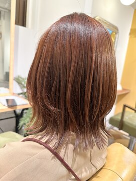 ムーン(moon) #前髪カタログ #インナーグレージュ #ピンクベージュ