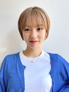 トルネード(TORNADO) 大人ショート 前髪あり丸みひし形耳かけ丸顔面長絶壁K20240321