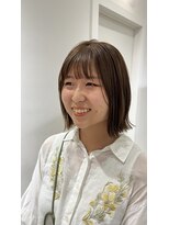 マッシュ 天王寺あべの(MASHU)&nbsp;ブリーチなしベージュ×切りっぱなしボブ