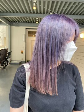 ラナンバイシダ(ranan by sida) ラベンダーピンク10代20代/ダブルカラー/ダメージレス