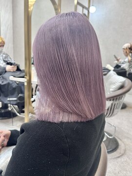 ロンド レア 天神大名店(Lond Le’a) 髪質改善ラベンダーケアブリーチ似合わせ小顔カット成人式カラー