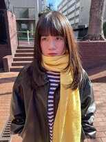 ノラ ギンザ(NORA GINZA)&nbsp;レイヤーカット酸性ストレートパーマ透明感カラーグレージュ