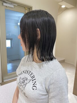 クーナバイトマト 横浜(Cuna by TOMTO) 【RYOSUKE】ロングボブ_アッシュグレージュ