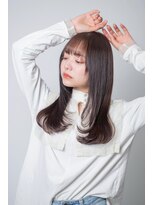 ルフュージュ バイ プロデュース 相模大野店(Refuge by Produce)&nbsp;レイヤーカット/ショコラブラウン/ストレートロング