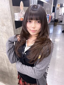 キング 高槻(K!ng) 縮毛矯正髪質改善ハイライトレイヤーカット枚方美容室エクステ