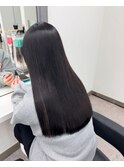 髪質改善 くせ毛 ストレート 縮毛矯正 艶髪 ロング 湿気対策