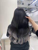 アライブ ハラジュク(ALIVE harajuku) 【ALIVE yu-ki 大人気White silverのグラデーションカラー】