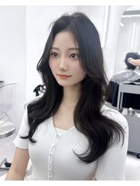 アマトウキョウ アユンチェ(AMA TOKYO×AYUNCHE)&nbsp;韓国ヘア　2wayバング  レイヤーカット くびれヘア  顔周り/