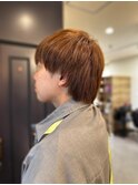 ナチュラルブラウンメンズヘア