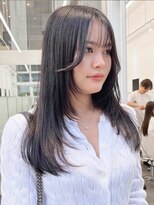 ニトバイアンキシム(nit by ahnkism)&nbsp;韓国風レイヤーカット顔まわりくびれオルチャン 心斎橋