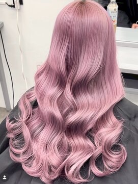 ペレ 梅田(PELE) くびれヘア／アプリコットオレンジ/夏のヘアアレンジ/梅田