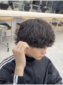 シャドウパーマ波巻きスパイラルパーマウルフパーマ名古屋駅栄駅