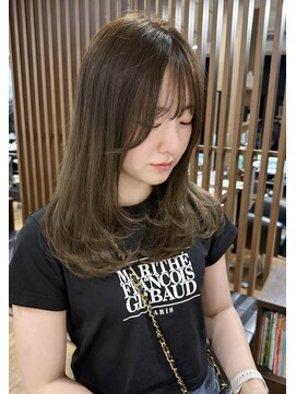 ハピネス クローバー 八木店(Happiness CLOVER) ブリーチなしダブルカラー/レイヤーカット/お顔周りカット