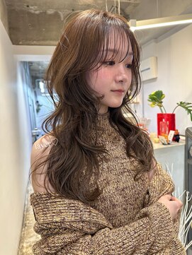 レイヤーカット.明るめブラウン
