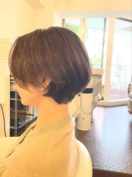 ひし形前下がりショート30代40代【恵比寿KIMIDORI】