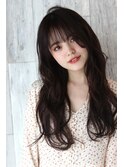 韓国風ロングヘア