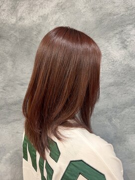 ヘアーエバリーズ(hair Everies) ローズブラウン×艶感レイヤー