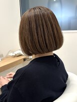 アドラーブル ココロ 新潟(adorable CoCoLo) ふんわりハイライト白髪染め×美髪ボブ◎30代40代透明感