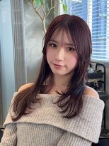 ワン 辻堂(one)&nbsp;オリーブベージュ/ウェットヘア /レイヤーカット /辻堂