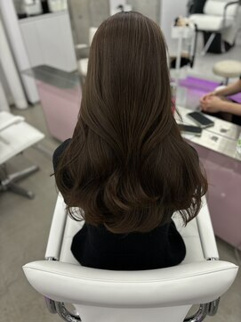 アイヴィ 表参道(IVY) ブリーチ無しダブルカラーココアブラウン