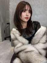 ロンドプロフィール 浦和(Lond profil)&nbsp;バタフライカットグレーブラウンワンホンレイヤー/浦和