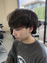 フゥ 宇都宮戸祭(FeU) 宇都宮メンズカットメンズパーマ波巻きスパイラルシャドウパーマ