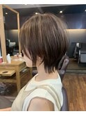 畑中正敏】20代30代40代◎小顔丸みくびれショート、ボブ/ラフ