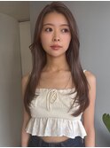 レイヤーカット/顔周りカット/韓国巻き/くびれレイヤー/20代30代