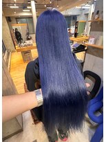 アワー(OUr-)&nbsp;色落ちシルバーのネイビーブルー