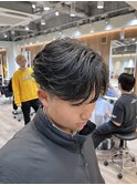 自然なメンズ曲がる縮毛矯正