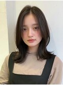 20代30代40代 レイヤーカット/前髪/ダークアッシュ