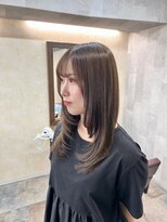 アンドカオマワリカットファム(Fann.)&nbsp;小顔見え！柔らか顔まわりレイヤーロング