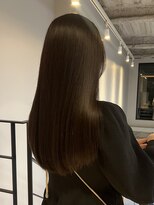 ヌープヘアーアイス(NUUP.hair ici)&nbsp;♪ 髪質改善/ナチュラルブラウン艶ロングスタイル