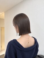 フォト 新宿三丁目(foto) 髪質改善地毛風縮毛矯正くびれレイヤー切りっぱなしボブ