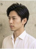 ▼大人ビジネスマン/ツーブロック/秋のニュアンスパーマ