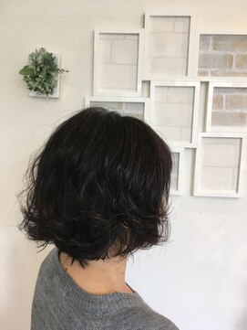 ヘアーアンドネイルフォレスト(Hair&Nail FOREST.) ふわっと顔まわり華やかパーマ