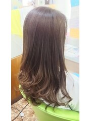 毛先カール＆つやつやヘアー