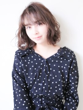 ラ ブレス あべのキューズ(LaBless) 美髪ダークブランジュ×小顔ウェットパーマ(天王寺)