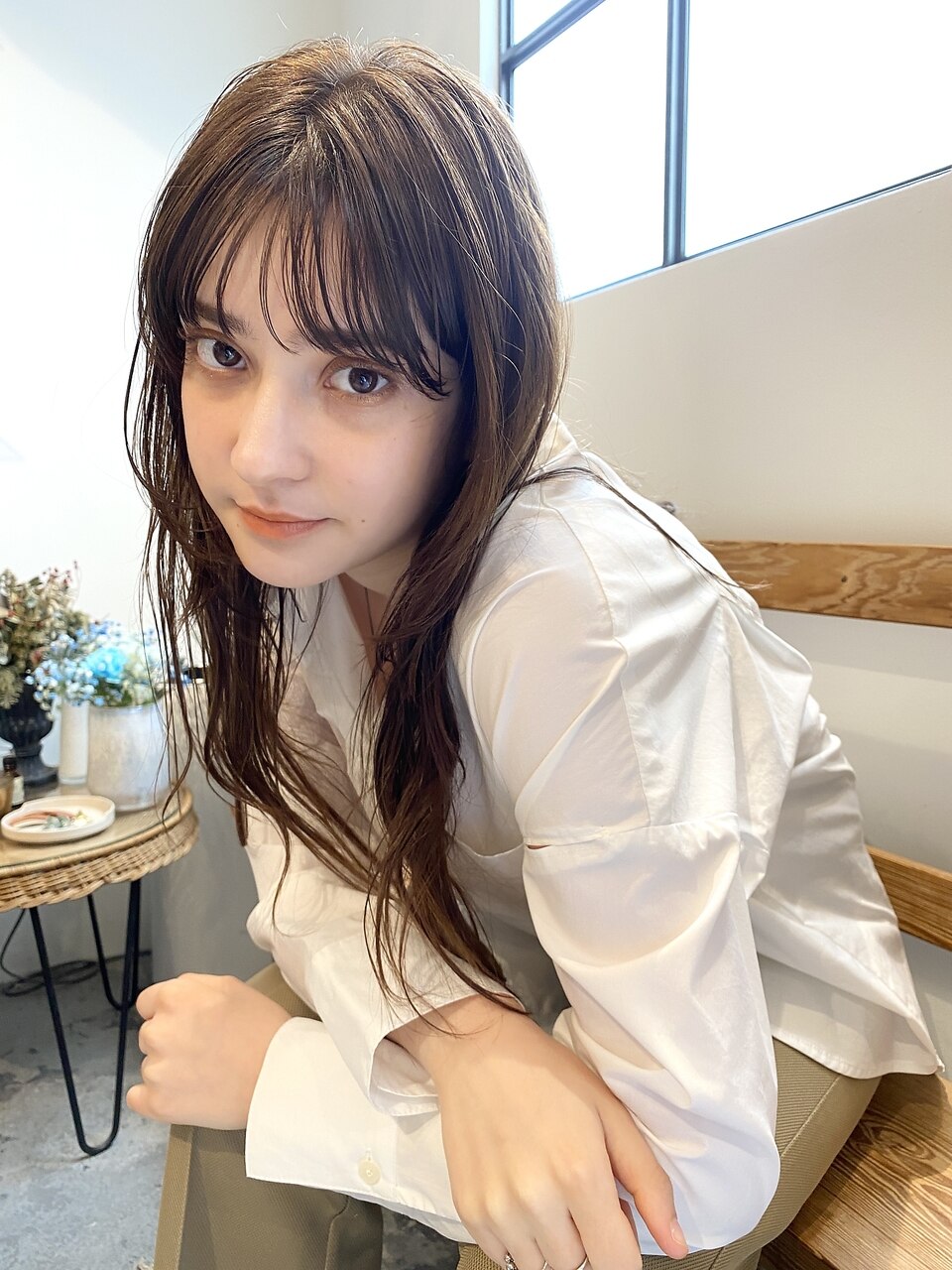 【STAYSHE】カット＋透明感カラー＋3STEPスムーストリートメント\14,850