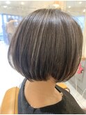 シアーグレージュボブ