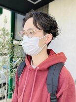 クリアーオブヘアー 本山店(CLEAR of hair)&nbsp;センター分け×パーマ