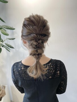 イデア 八潮店(IDEA) お呼ばれヘア 編み下ろしヘアセット
