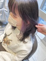 ネオリーブギンザ 銀座店(Neolive GINZA)&nbsp;ウルフカットにインナーカラー