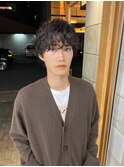 ニュアンスパーマ マッシュショート くせ毛風