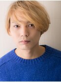 脱マンネリ！ハイトーンブロンドマッシュルームヘアf札幌月寒