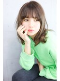 ベージュレイヤーボブ♪