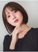 ボブ 外ハネボブ 美髪 イメチェン ワイドバング