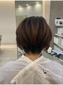 ナチュラルハイライトショート