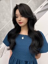 レビジュヘアー 桂店(LEVIJU HAIR) 透明感ブラック×大人韓国ヘア20代/30代/40代